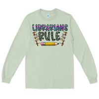 Matcha librarians rule Long Sleeve Tee - CowhideDigitalArt