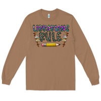 Toasted Coconut librarians rule Long Sleeve Tee - CowhideDigitalArt
