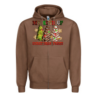 Chestnut My kind of Christmas trees Zipper Hoodie - RanaPortraitStore