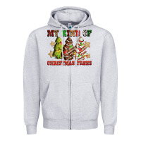 Heather Grey My kind of Christmas trees Zipper Hoodie - RanaPortraitStore