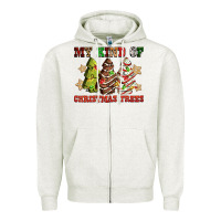 Oatmeal Heather My kind of Christmas trees Zipper Hoodie - RanaPortraitStore