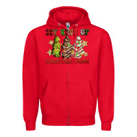 Red My kind of Christmas trees Zipper Hoodie - RanaPortraitStore