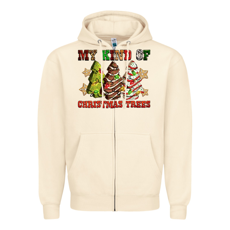 My Kind Of Christmas Trees Zipper Hoodie by RanaPortraitStore | Teevron
