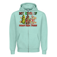 Seafoam My kind of Christmas trees Zipper Hoodie - RanaPortraitStore