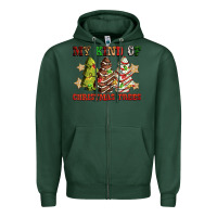 Sports Green My kind of Christmas trees Zipper Hoodie - RanaPortraitStore