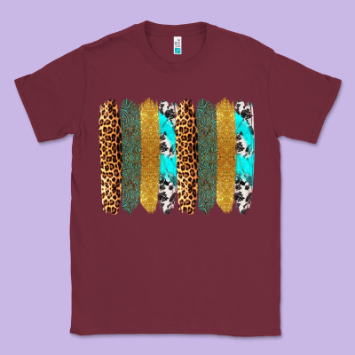 Western Brushstrokes Classic Tee Designed By Oliviacreatesart