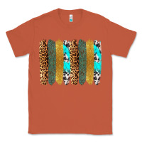 Copper western brushstrokes Classic Tee - OliviaCreatesArt