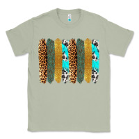 Matcha western brushstrokes Classic Tee - OliviaCreatesArt