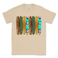 Mushroom western brushstrokes Classic Tee - OliviaCreatesArt