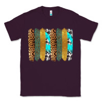 Plum western brushstrokes Classic Tee - OliviaCreatesArt