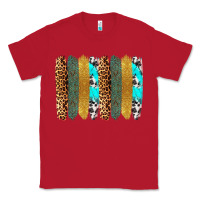 Red western brushstrokes Classic Tee - OliviaCreatesArt