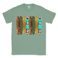 Sage western brushstrokes Classic Tee - OliviaCreatesArt