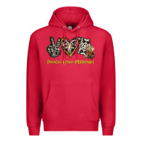 Cardinal Peace Love Missouri Premium Hoodie - Jasminsmagicworld