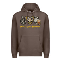 Coffee Peace Love Missouri Premium Hoodie - Jasminsmagicworld