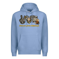 Colony Blue Peace Love Missouri Premium Hoodie - Jasminsmagicworld