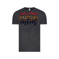 Vintage Black loud and proud wrestling mom Vintage Tee - LillyAllenDesigns