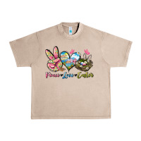 French Oak Peace love Easter Urban Heavy Tee - LillyAllenDesigns
