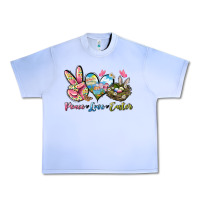 Grape Ice Peace love Easter Urban Heavy Tee - LillyAllenDesigns