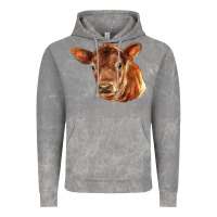 Cloud Rock red angus calf face Vintage Hoodie - LillyAllenDesigns