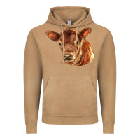 Vintage Camel red angus calf face Vintage Hoodie - LillyAllenDesigns