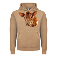Vintage Coffee red angus calf face Vintage Hoodie - LillyAllenDesigns