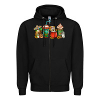 Black mexican coffee cups Zipper Hoodie - Jasminsmagicworld