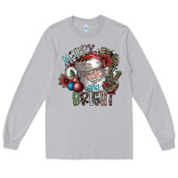 Moon Dust merry and bright Long Sleeve Tee - SublimationCraftShop