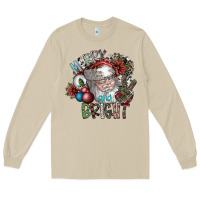 Mushroom merry and bright Long Sleeve Tee - SublimationCraftShop