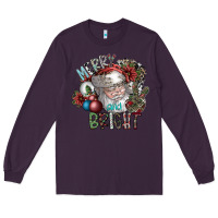 Plum merry and bright Long Sleeve Tee - SublimationCraftShop