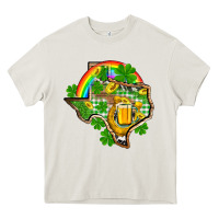 Cream Texas St. Patrick's Day Heavy Core Tee - OliviaCreatesArt