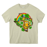 Mossy Texas St. Patrick's Day Heavy Core Tee - OliviaCreatesArt