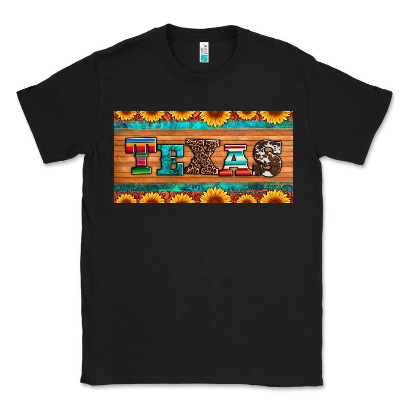 Texas Sunflowers License Plate Classic Tee by Artiststas | Teevron