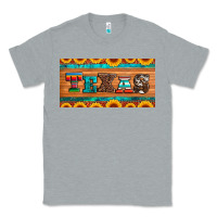 Heather Grey texas sunflowers license plate Classic Tee - Artiststas