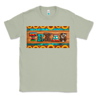 Matcha texas sunflowers license plate Classic Tee - Artiststas