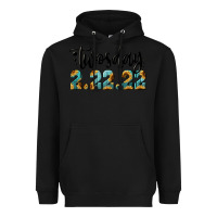 Black 2 22 22 twosday Heavyweight Hoodie - RanaPortraitStore