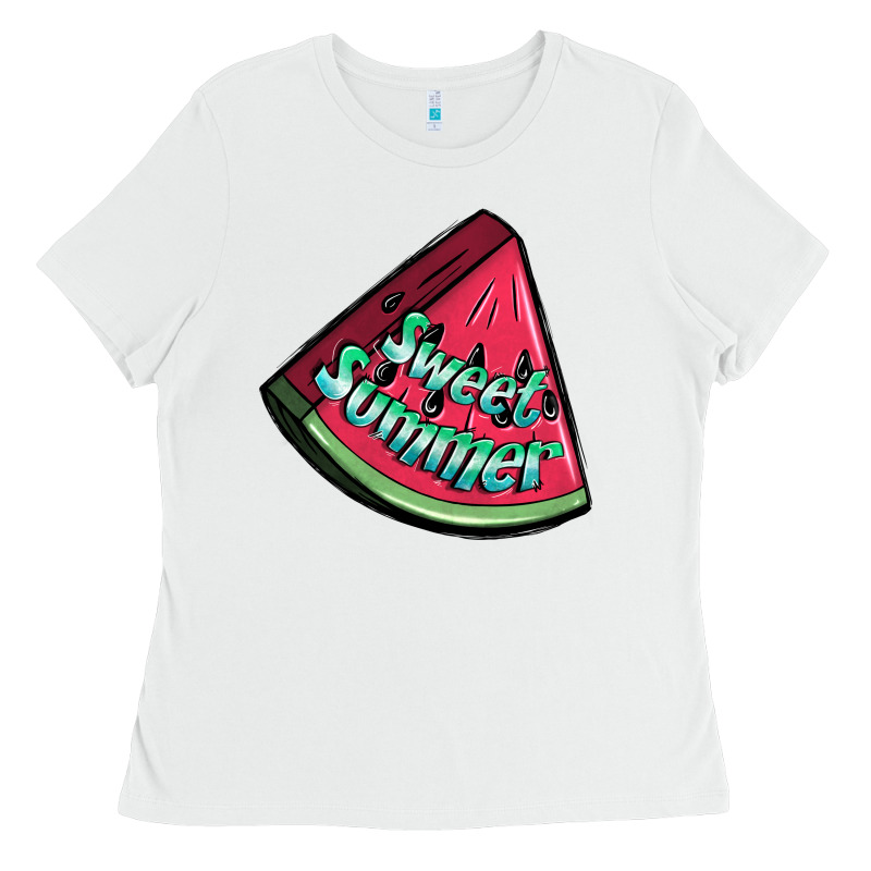 Sweet Summer Watermelon 1 Ladies Tee by BundleAndBundleShop | Teevron