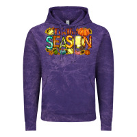 Cloud Purple tis the season softball Vintage Hoodie - RacoonDesign