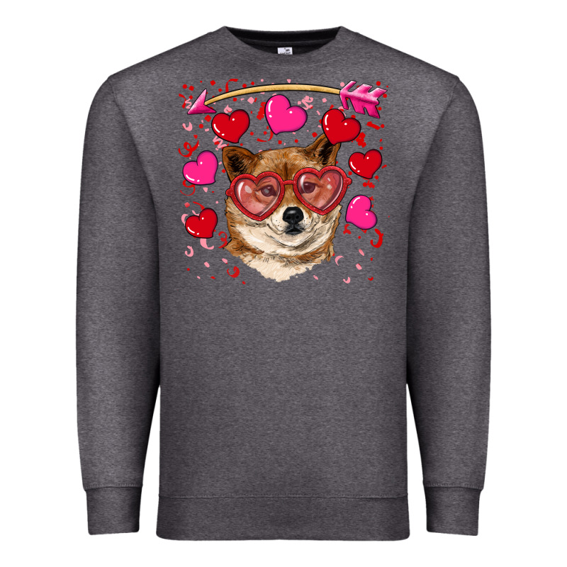 Valentine's Shiba Inu Premium Sweatshirt by RanaPortraitStore | Teevron
