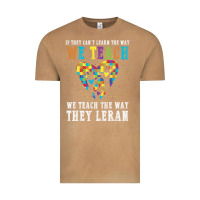 Vintage Camel Autism Awareness Teacher Vintage Tee - CowhideDigitalArt