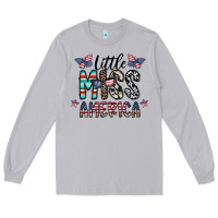 Moon Dust little miss america Long Sleeve Tee - CowhideDigitalArt