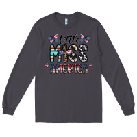 Smoke little miss america Long Sleeve Tee - CowhideDigitalArt