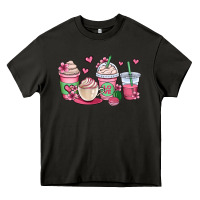Asphalt valentines day coffee cups Heavy Core Tee - OliviaCreatesArt