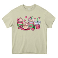 Mossy valentines day coffee cups Heavy Core Tee - OliviaCreatesArt