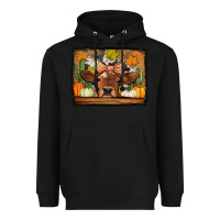 Black fall cow Heavyweight Hoodie - Jasminsmagicworld