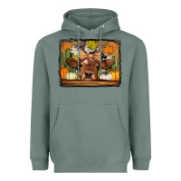Sage fall cow Heavyweight Hoodie - Jasminsmagicworld