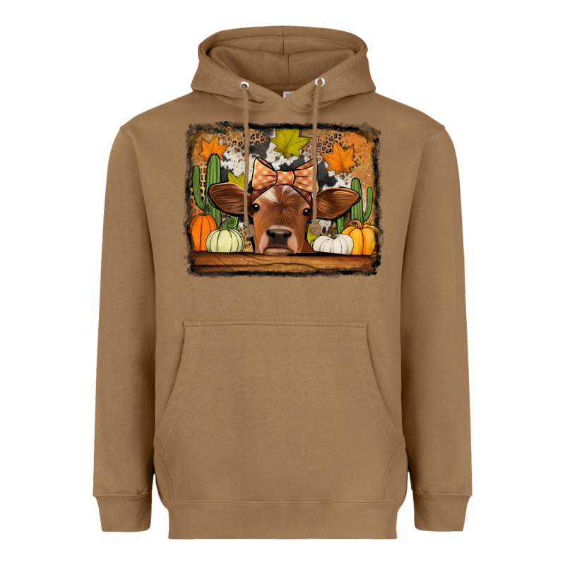 Fall Cow Heavyweight Hoodie by Jasminsmagicworld | Teevron
