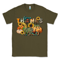 Army Green give thanks to the lord Classic Tee - FaDigitalArtStudio