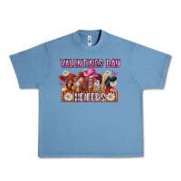 Pebble Blue valentines day heifers Urban Heavy Tee - CowhideDigitalArt