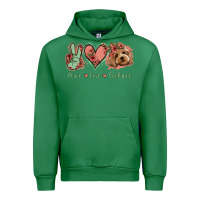 Emerald Peace Love Cockapoo Urban Hoodie - Jasminsmagicworld