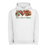 Pigment Lunar Rock Peace Love Cockapoo Urban Hoodie - Jasminsmagicworld